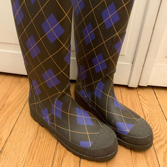 J Crew Rain boots slightly used - Picture 1 of 3